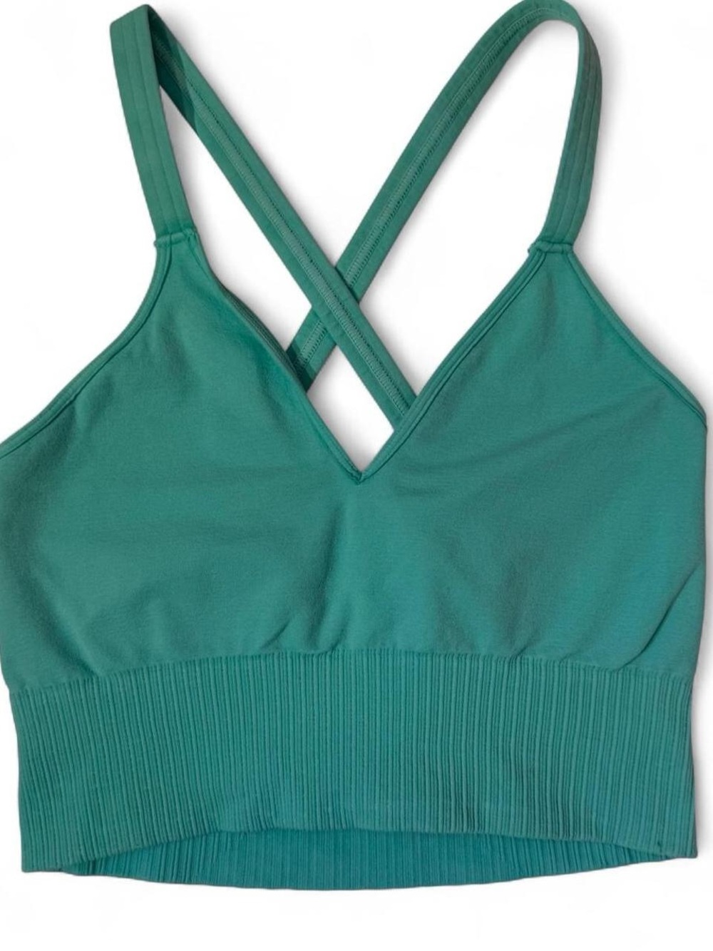 FP Movement by Free People Teal Green Crossback Bralette